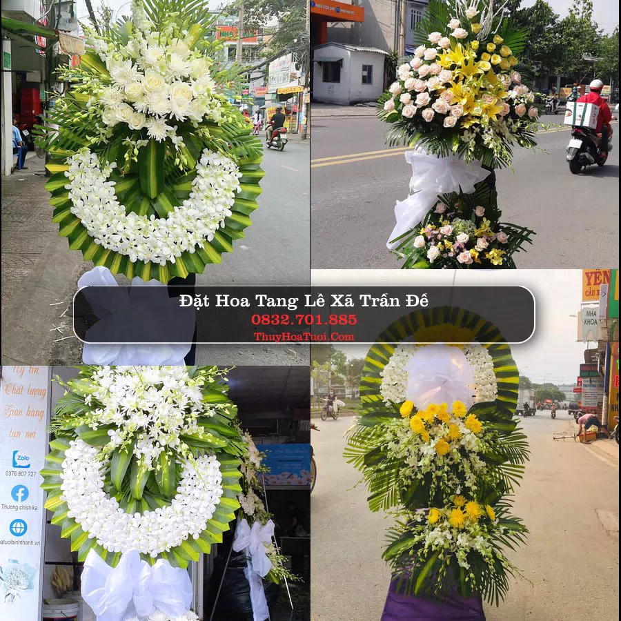 Đặt Hoa Tang Lễ tại Xã Trần Đề, Cần Thơ