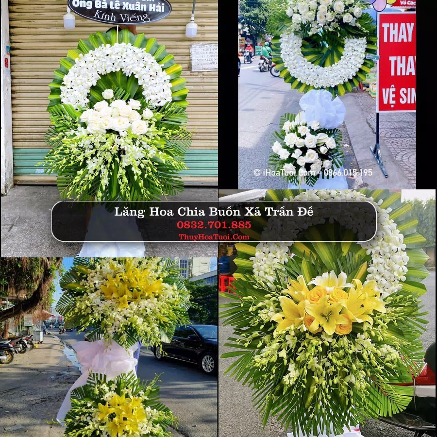 Kệ hoa tang lễ giao tại Xã Trần Đề, Cần Thơ