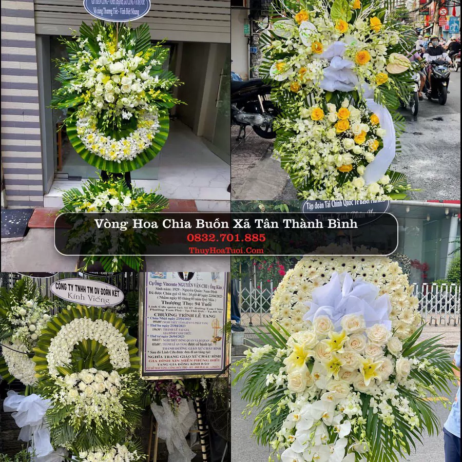 Đặt Vòng Hoa Tang Lễ tại Xã Tân Thành Bình, Vĩnh Long