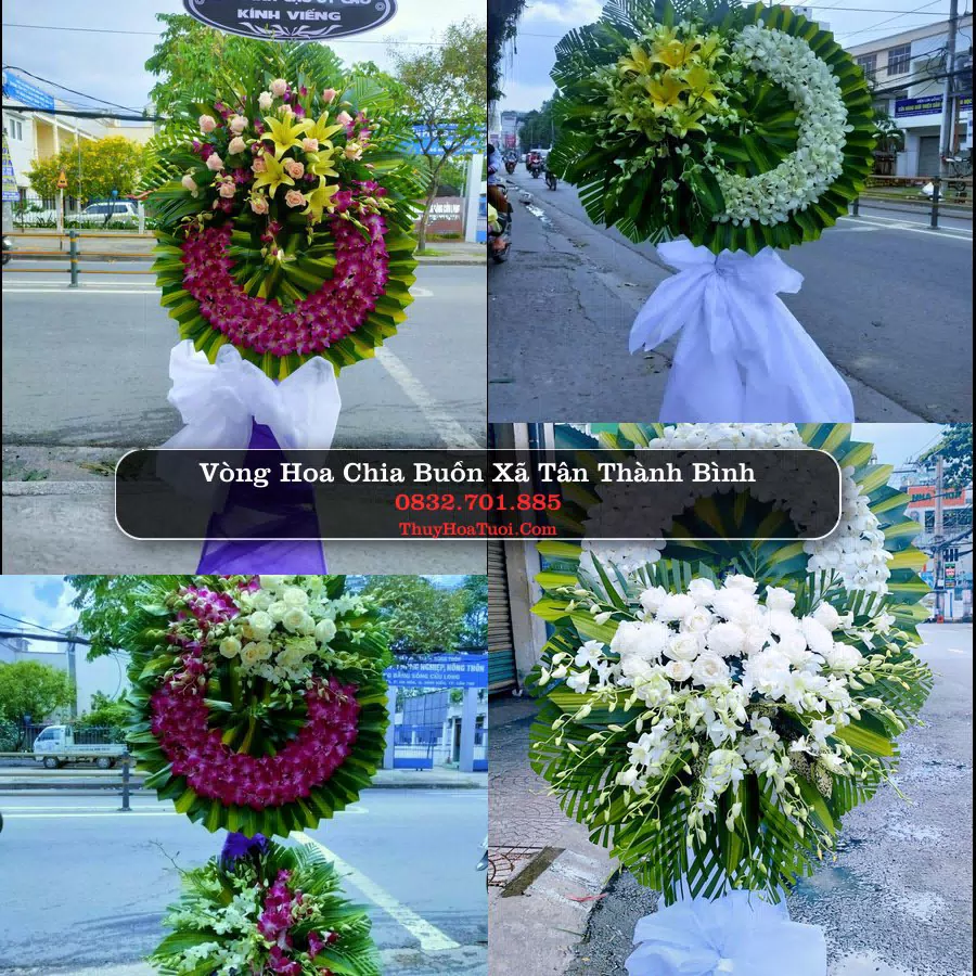 Kệ hoa tang lễ giao tại Xã Tân Thành Bình, Vĩnh Long