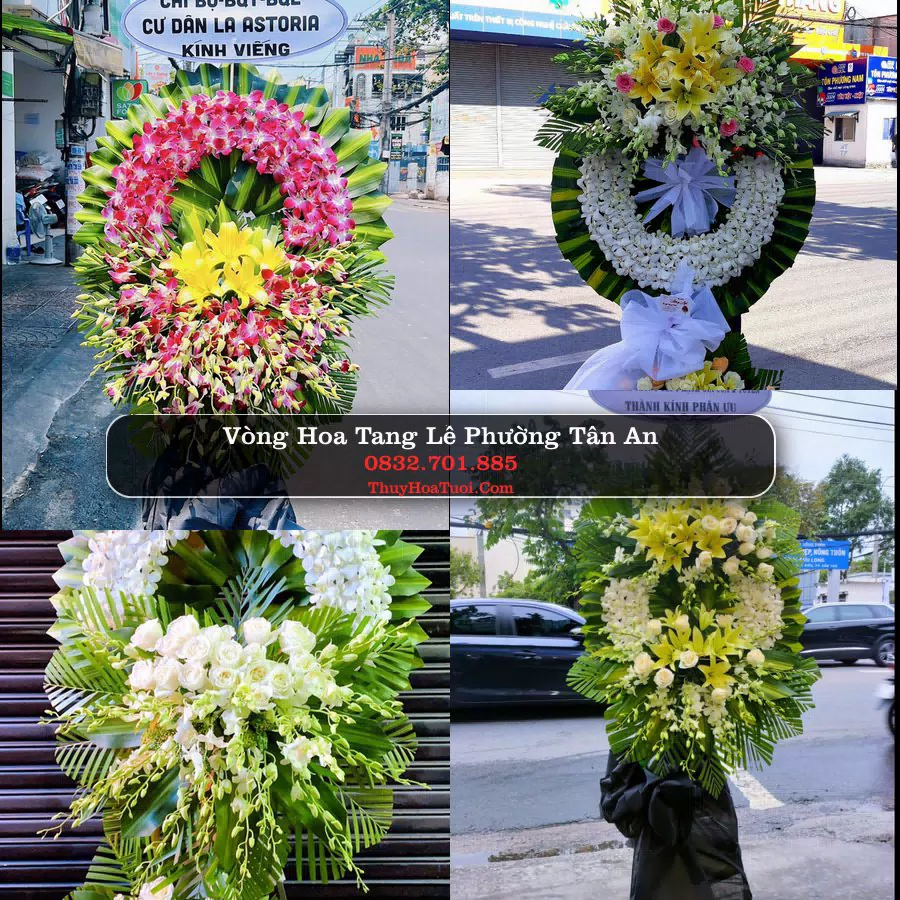 Vòng hoa chia buồn Phường Tân An - ThuyHoaTuoi.Com