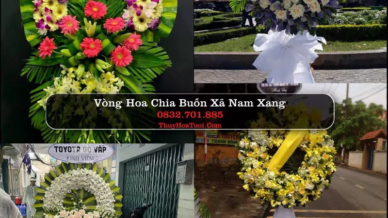 Đặt Vòng Hoa Đám Tang tại Xã Nam Xang, Ninh Bình