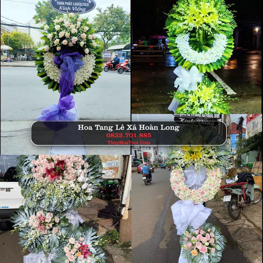Kệ hoa tang lễ giao tại Xã Hoàn Long, Hưng Yên