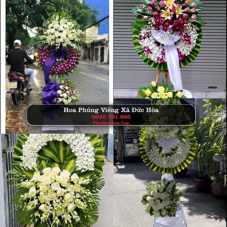 Vòng hoa chia buồn Xã Đức Hòa - ThuyHoaTuoi.Com