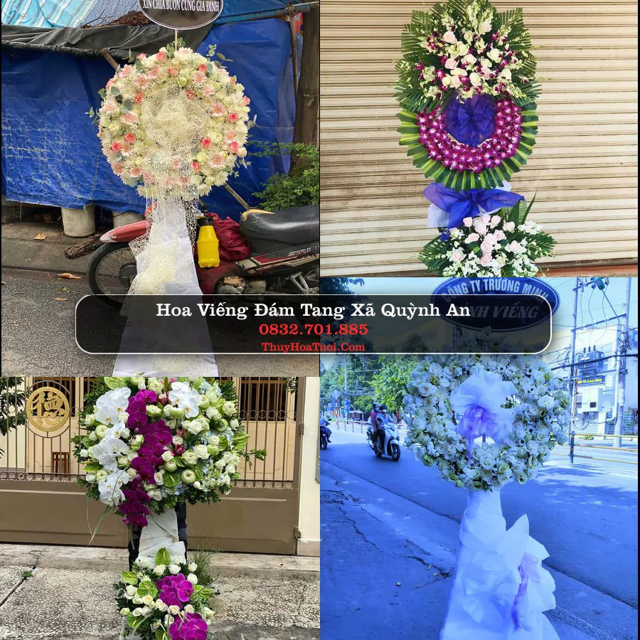 Vòng hoa chia buồn Xã Quỳnh An - ThuyHoaTuoi.Com