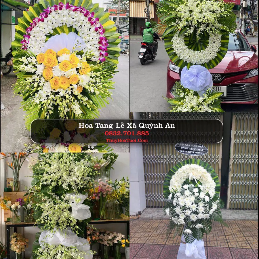 Kệ hoa tang lễ giao tại Xã Quỳnh An, Hưng Yên