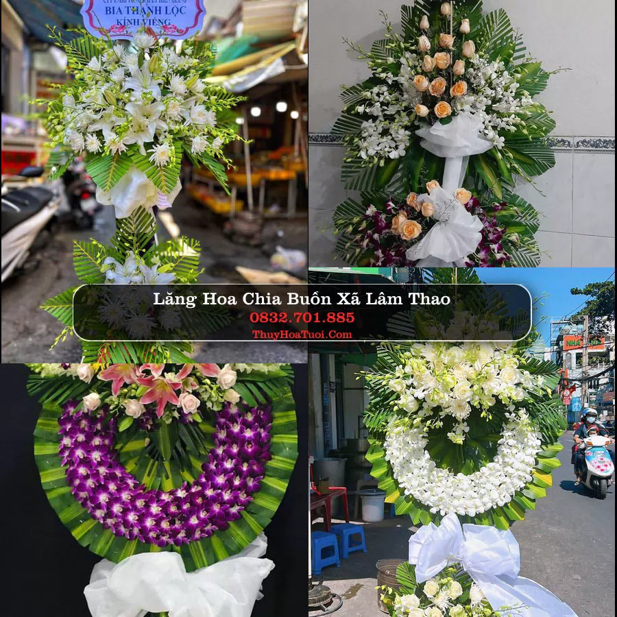 Vòng hoa chia buồn Xã Lâm Thao - ThuyHoaTuoi.Com