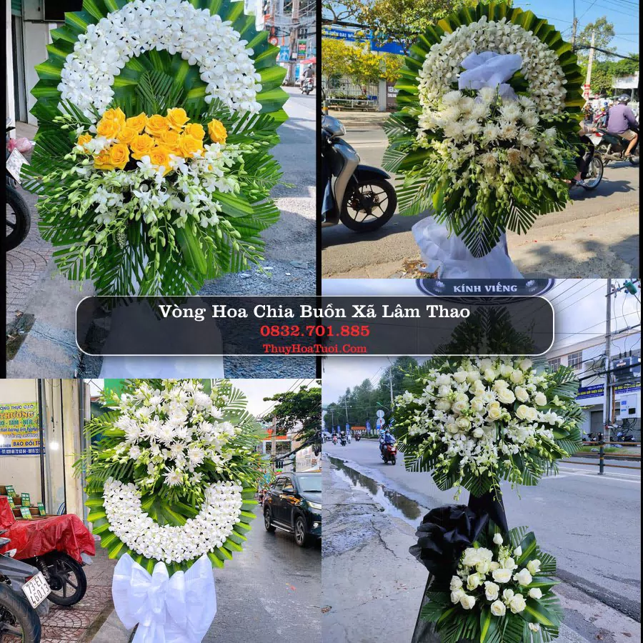 Kệ hoa tang lễ giao tại Xã Lâm Thao, Phú Thọ