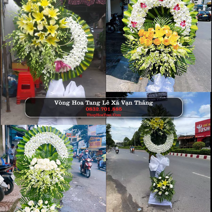 Đặt Hoa Chia Buồn tại Xã Vạn Thắng, Ninh Bình