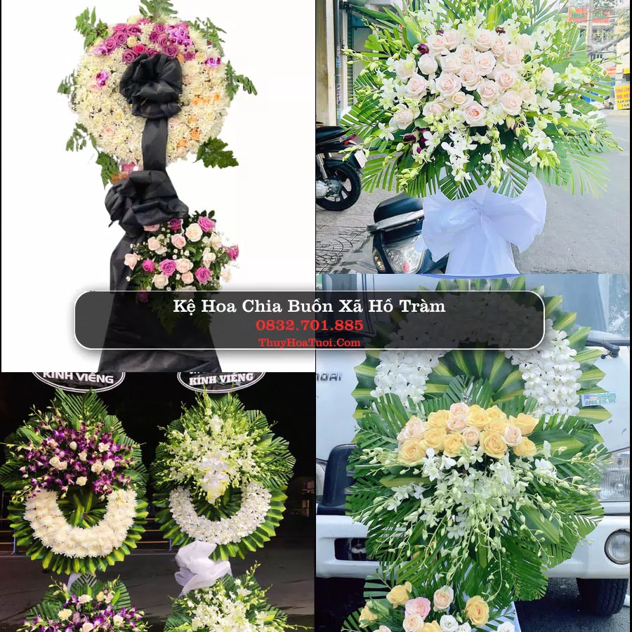 Đặt Hoa Tang Lễ tại Xã Hồ Tràm, TP.HCM