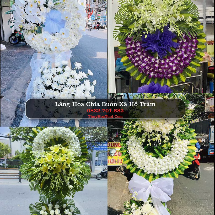 Kệ hoa tang lễ giao tại Xã Hồ Tràm, TP.HCM
