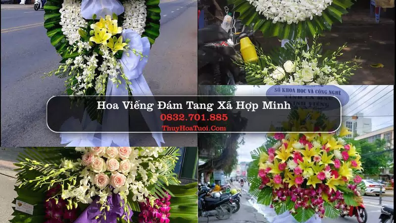 Đặt Vòng Hoa Chia Buồn tại Xã Hợp Minh, Nghệ An