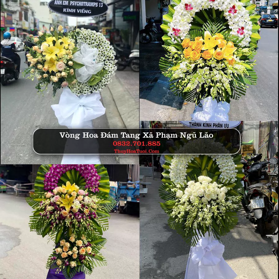 Kệ hoa tang lễ giao tại Xã Phạm Ngũ Lão, Hưng Yên