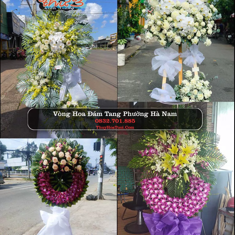 Đặt Vòng Hoa Chia Buồn tại Phường Hà Nam, Ninh Bình