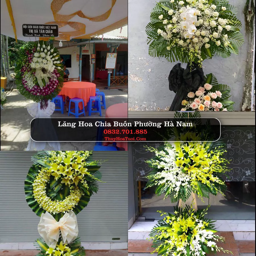Vòng hoa chia buồn Phường Hà Nam - ThuyHoaTuoi.Com