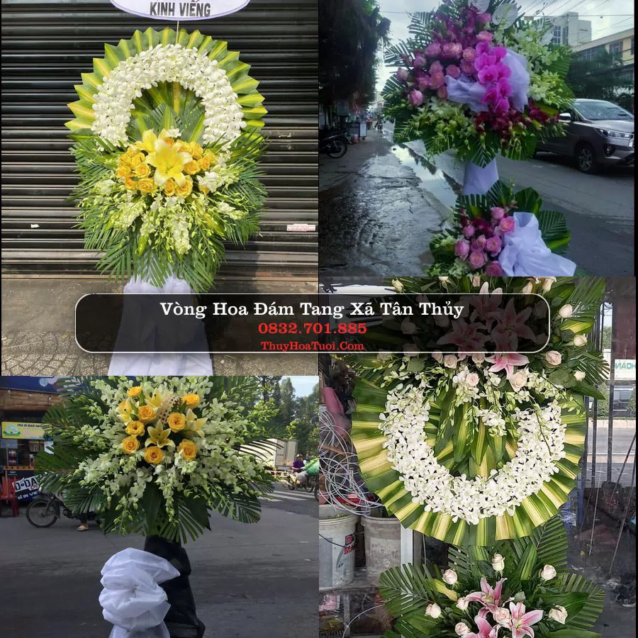 Đặt Vòng Hoa Tang Lễ tại Xã Tân Thủy, Vĩnh Long