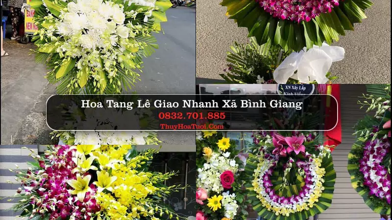 Đặt Vòng Hoa Chia Buồn tại Xã Bình Giang, Hải Phòng