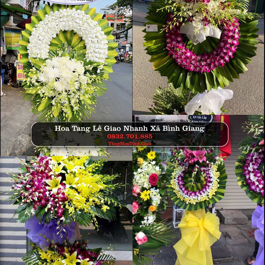 Đặt Vòng Hoa Chia Buồn tại Xã Bình Giang, Hải Phòng