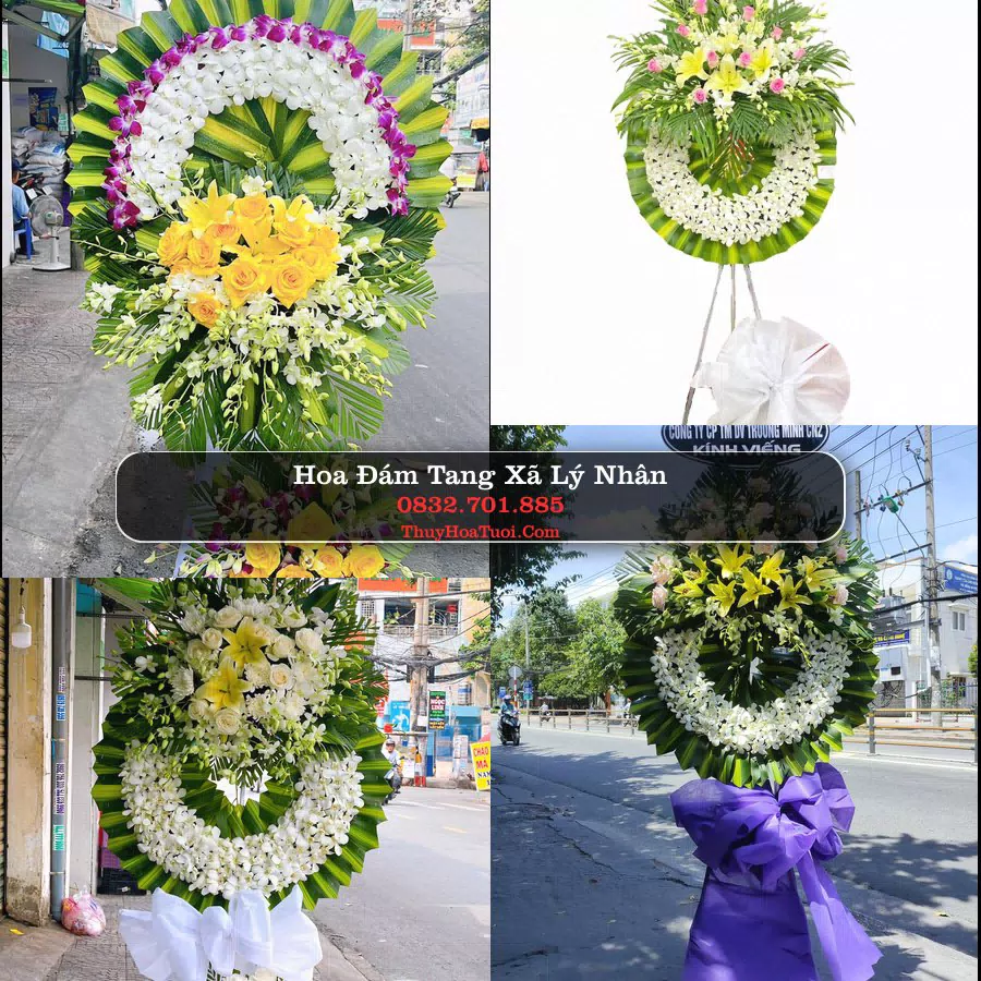 Vòng hoa chia buồn Xã Lý Nhân - ThuyHoaTuoi.Com