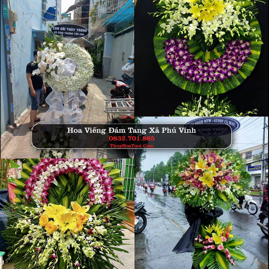 Đặt Hoa Đám Tang tại Xã Phú Vinh, Huế