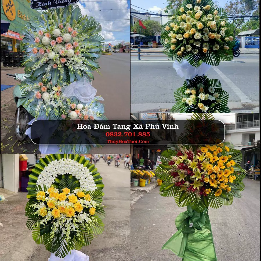 Kệ hoa tang lễ giao tại Xã Phú Vinh, Huế