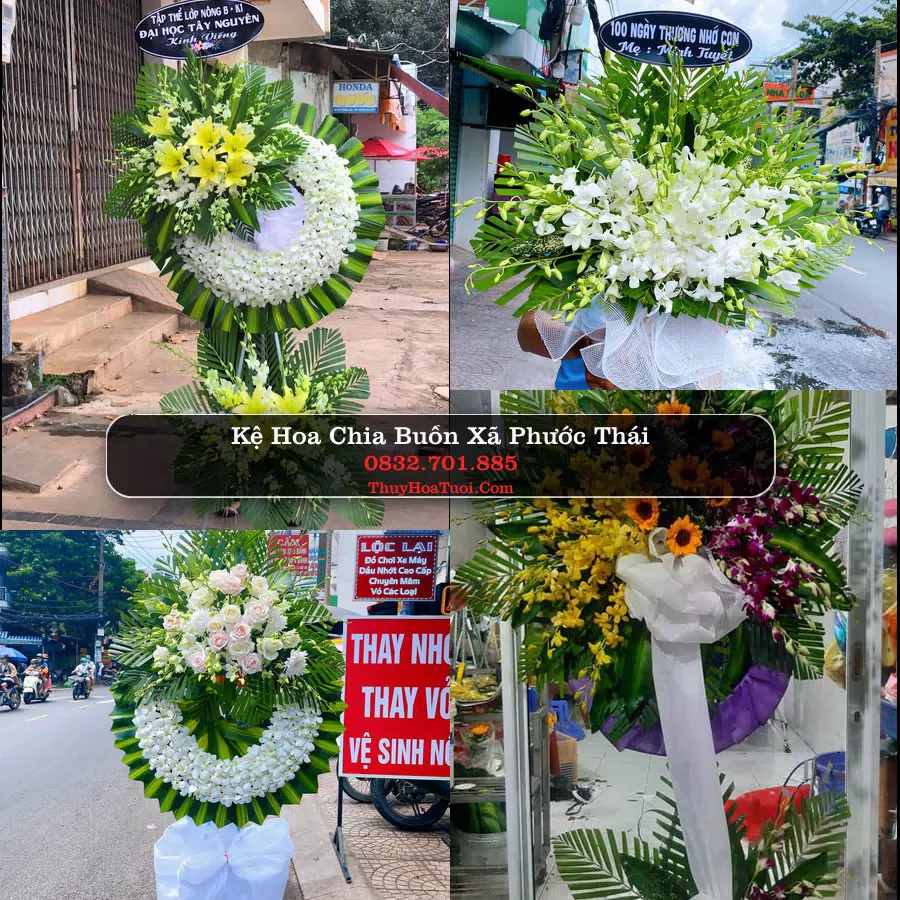 Vòng hoa chia buồn Xã Phước Thái - ThuyHoaTuoi.Com