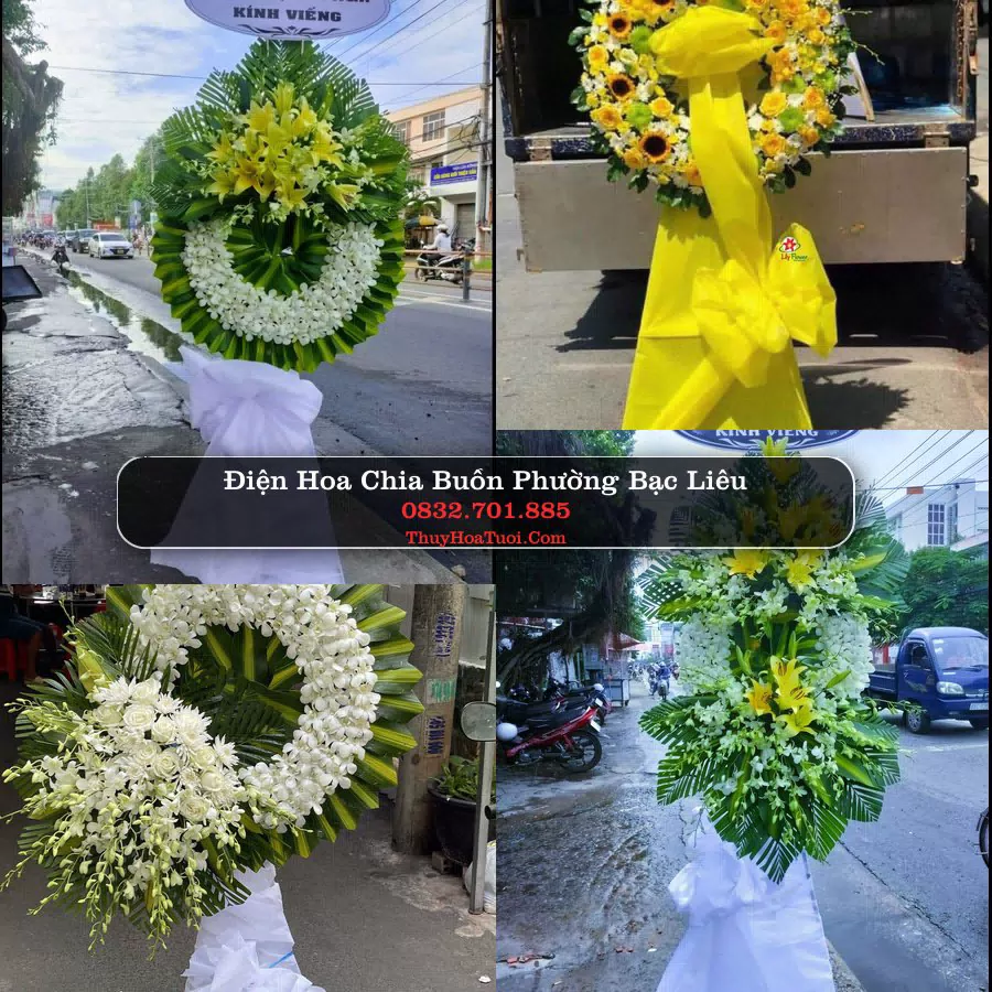 Đặt Vòng Hoa Tang Lễ tại Phường Bạc Liêu, Cà Mau