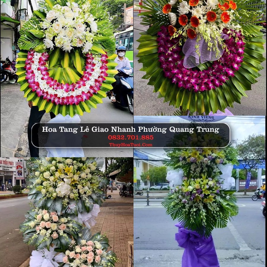 Vòng hoa chia buồn Phường Quang Trung - ThuyHoaTuoi.Com