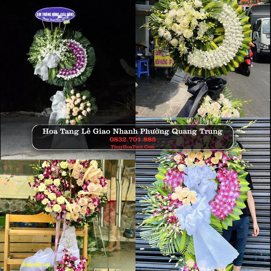 Kệ hoa tang lễ giao tại Phường Quang Trung, Thanh Hóa