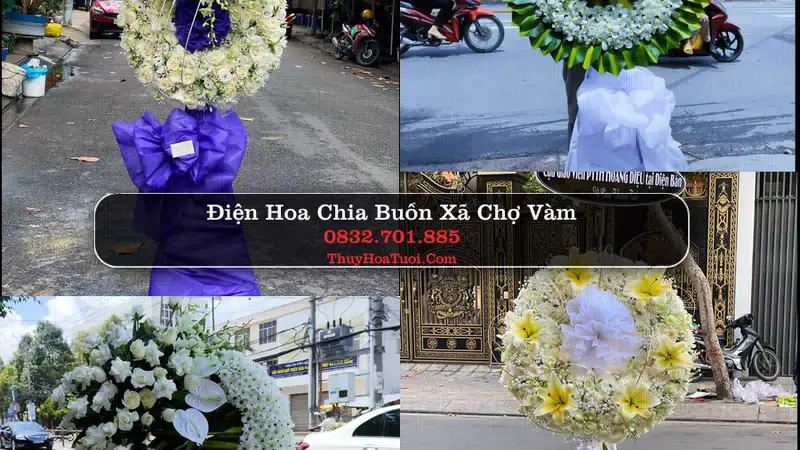 Hoa Tang Lễ Xã Chợ Vàm An Giang