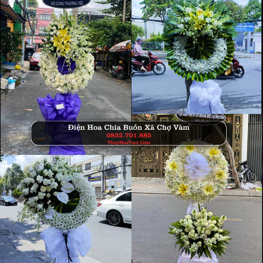 Hoa Tang Lễ Xã Chợ Vàm An Giang