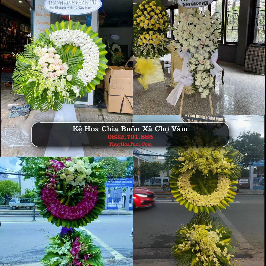 Kệ hoa tang lễ giao tại Xã Chợ Vàm, An Giang
