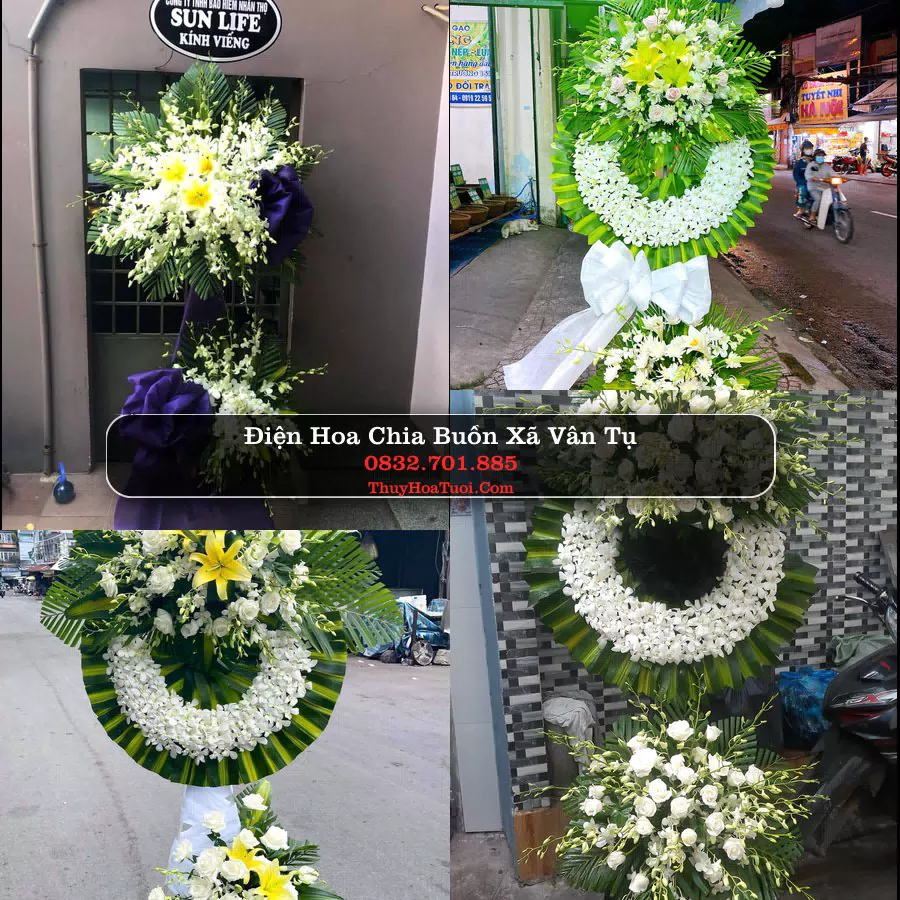 Đặt Hoa Chia Buồn tại Xã Vân Tụ, Nghệ An