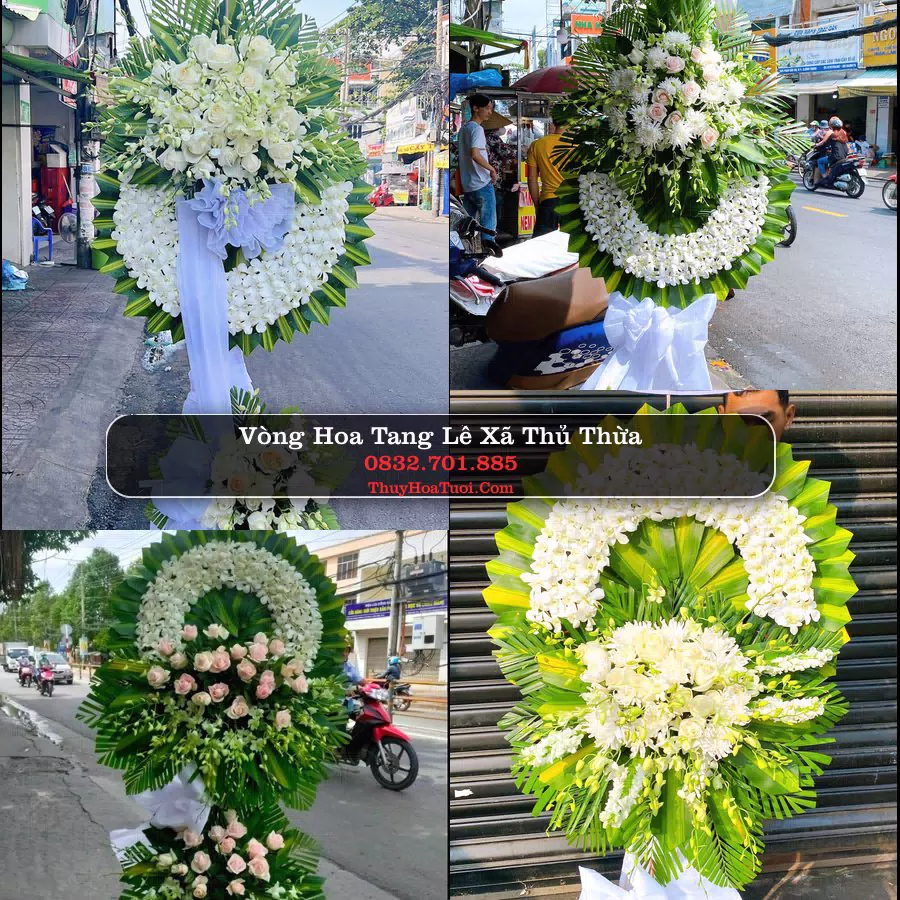 Kệ hoa tang lễ giao tại Xã Thủ Thừa, Tây Ninh
