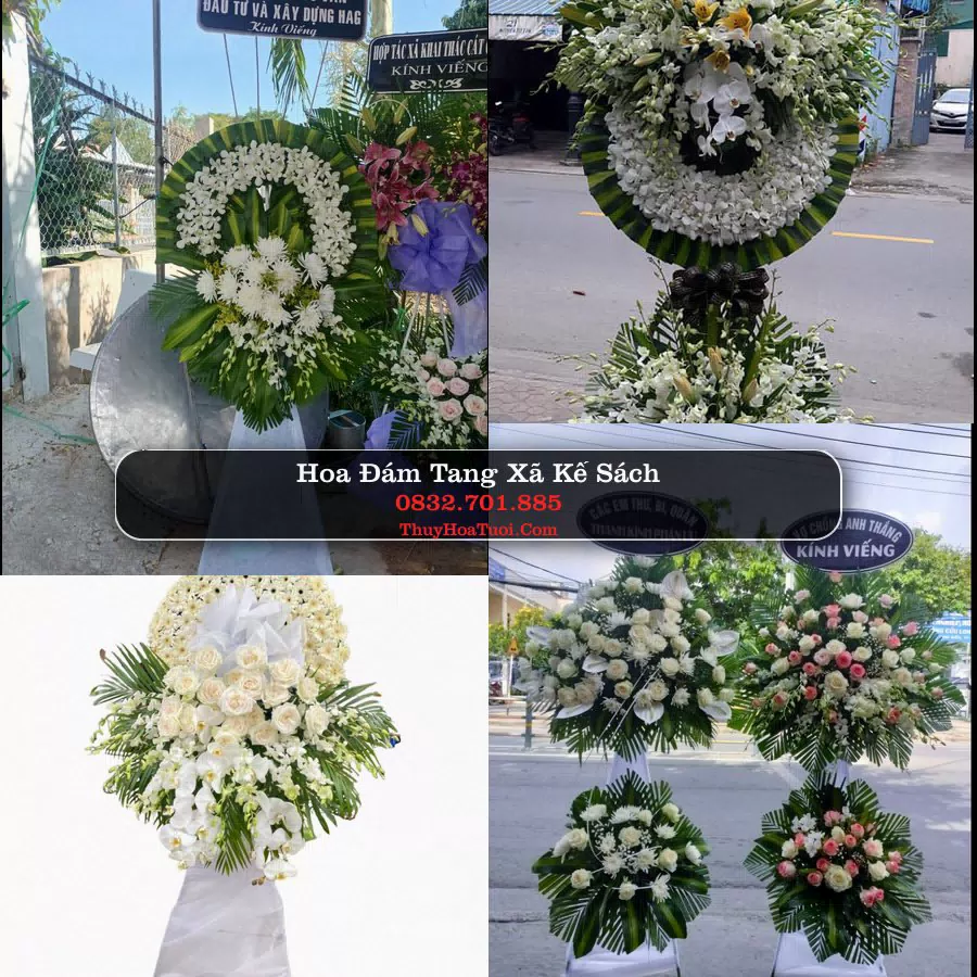 Kệ hoa tang lễ giao tại Xã Kế Sách, Cần Thơ