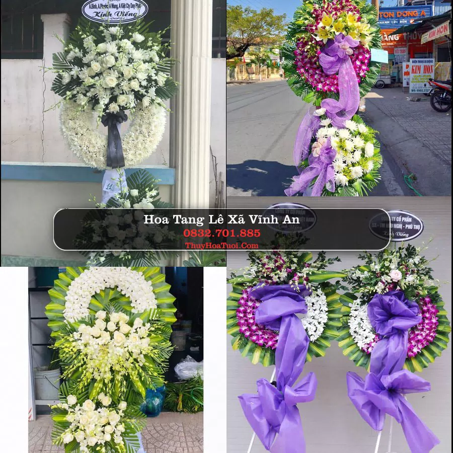 Vòng hoa chia buồn Xã Vĩnh An - ThuyHoaTuoi.Com