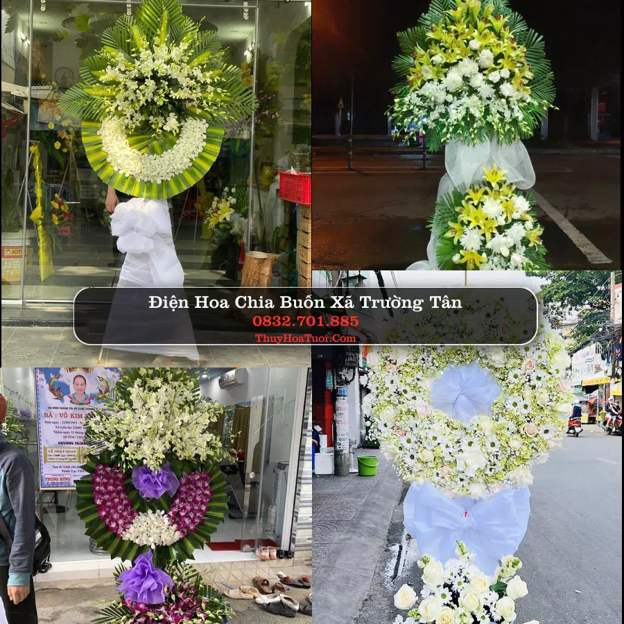 Vòng hoa chia buồn Xã Trường Tân - ThuyHoaTuoi.Com