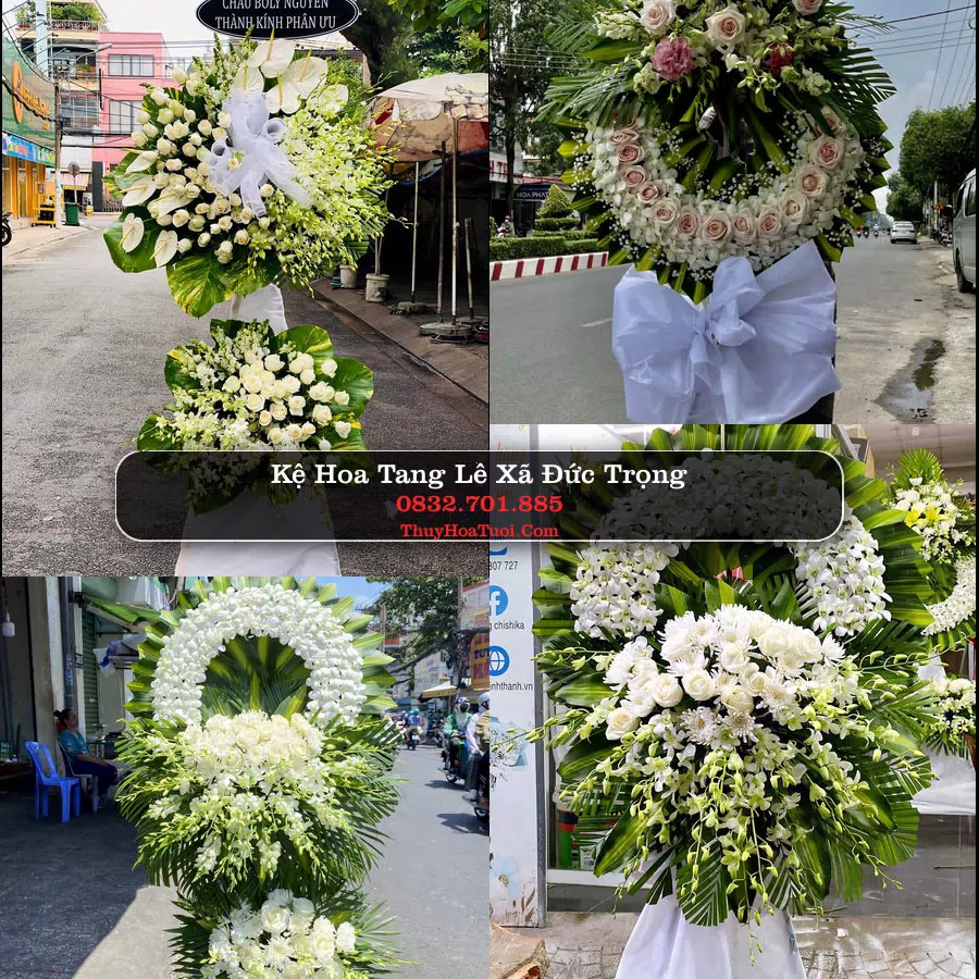 Vòng hoa chia buồn Xã Đức Trọng - ThuyHoaTuoi.Com