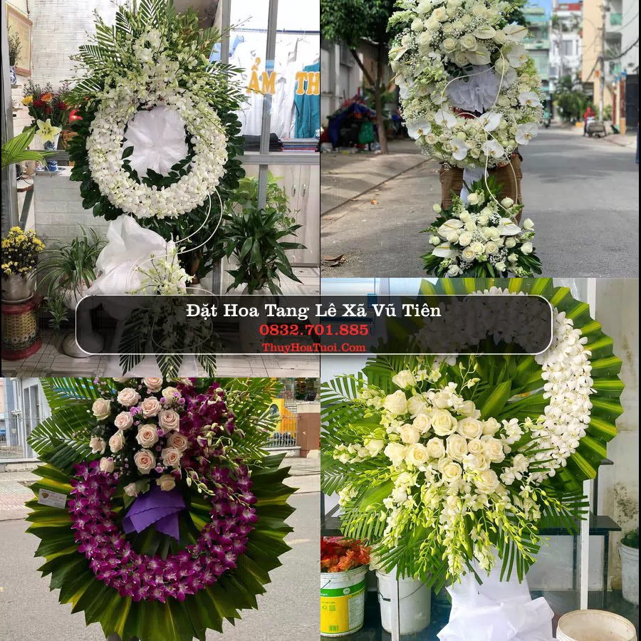 Đặt Hoa Chia Buồn tại Xã Vũ Tiên, Hưng Yên