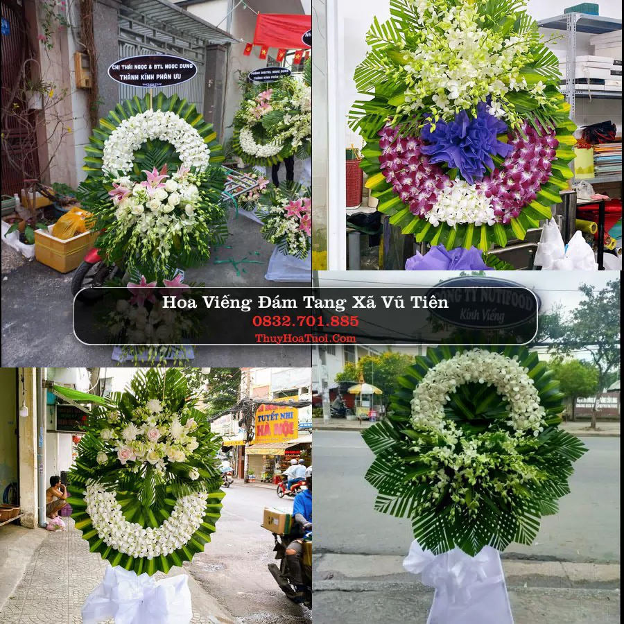 Kệ hoa tang lễ giao tại Xã Vũ Tiên, Hưng Yên