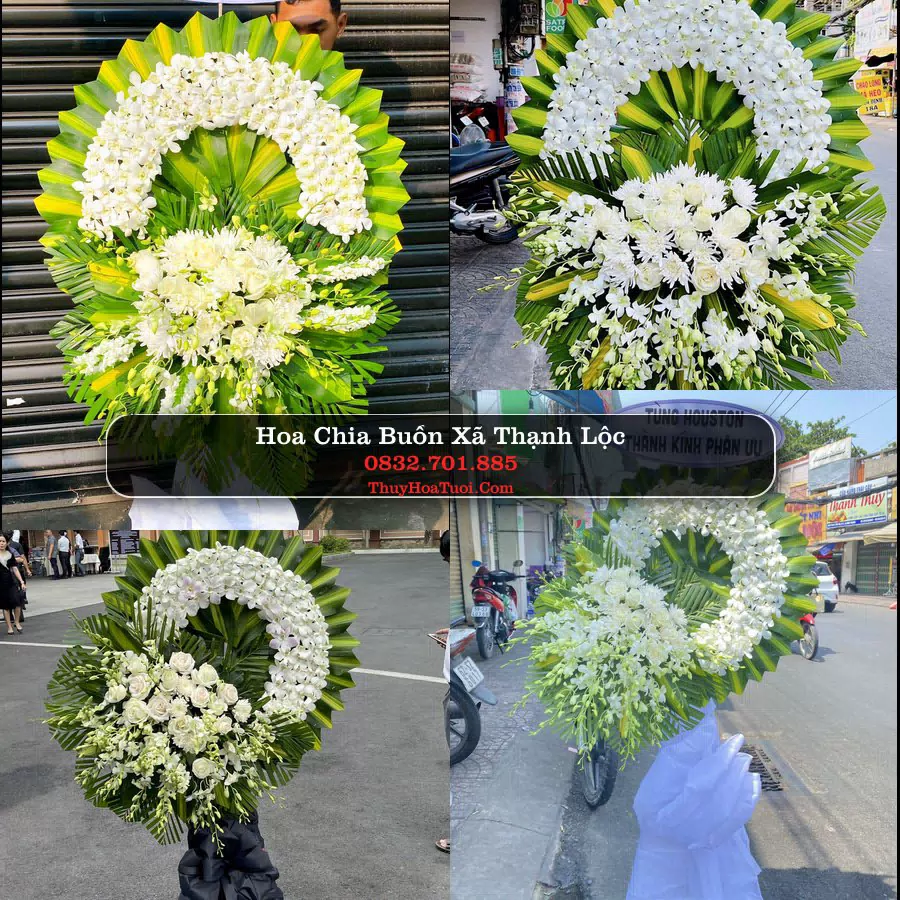 Đặt Hoa Chia Buồn tại Xã Thạnh Lộc, An Giang
