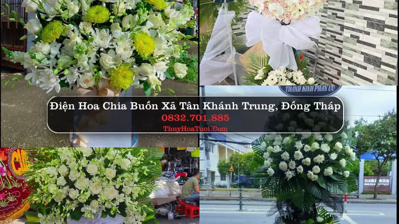 Đặt Vòng Hoa Chia Buồn tại Xã Tân Khánh Trung, Đồng Tháp