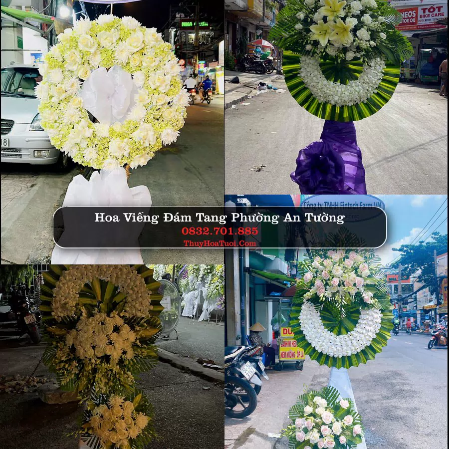 Vòng hoa chia buồn Phường An Tường - ThuyHoaTuoi.Com