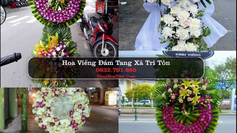 Đặt Vòng Hoa Tang Lễ tại Xã Tri Tôn, An Giang