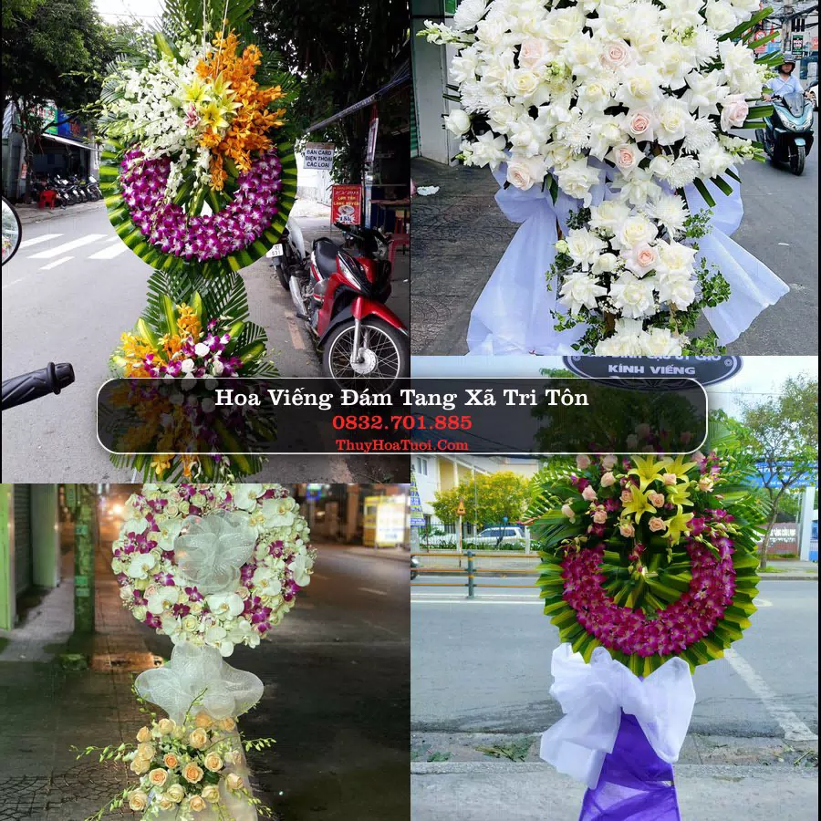 Đặt Vòng Hoa Tang Lễ tại Xã Tri Tôn, An Giang