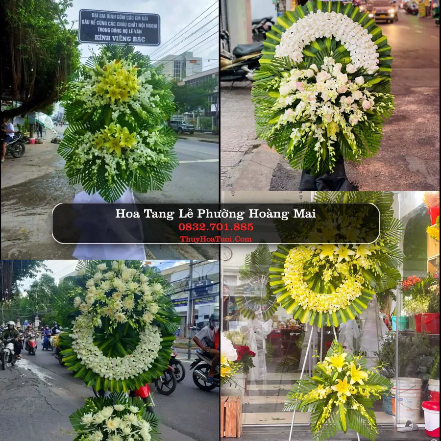 Đặt Vòng Hoa Chia Buồn tại Phường Hoàng Mai, Nghệ An