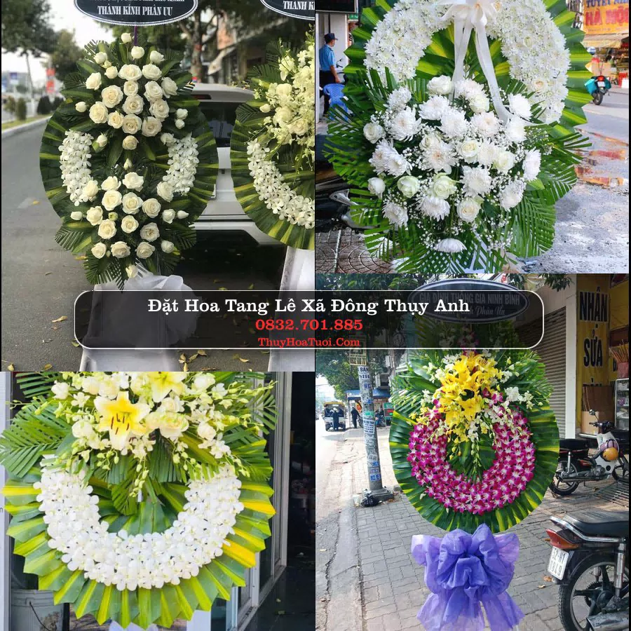 Vòng hoa chia buồn Xã Đông Thụy Anh - ThuyHoaTuoi.Com