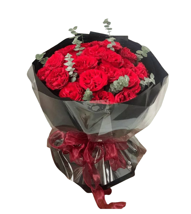 Bó Hoa Đỏ Tươi Thắm