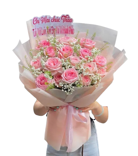 Bó Hoa Xinh Chúc Mừng
