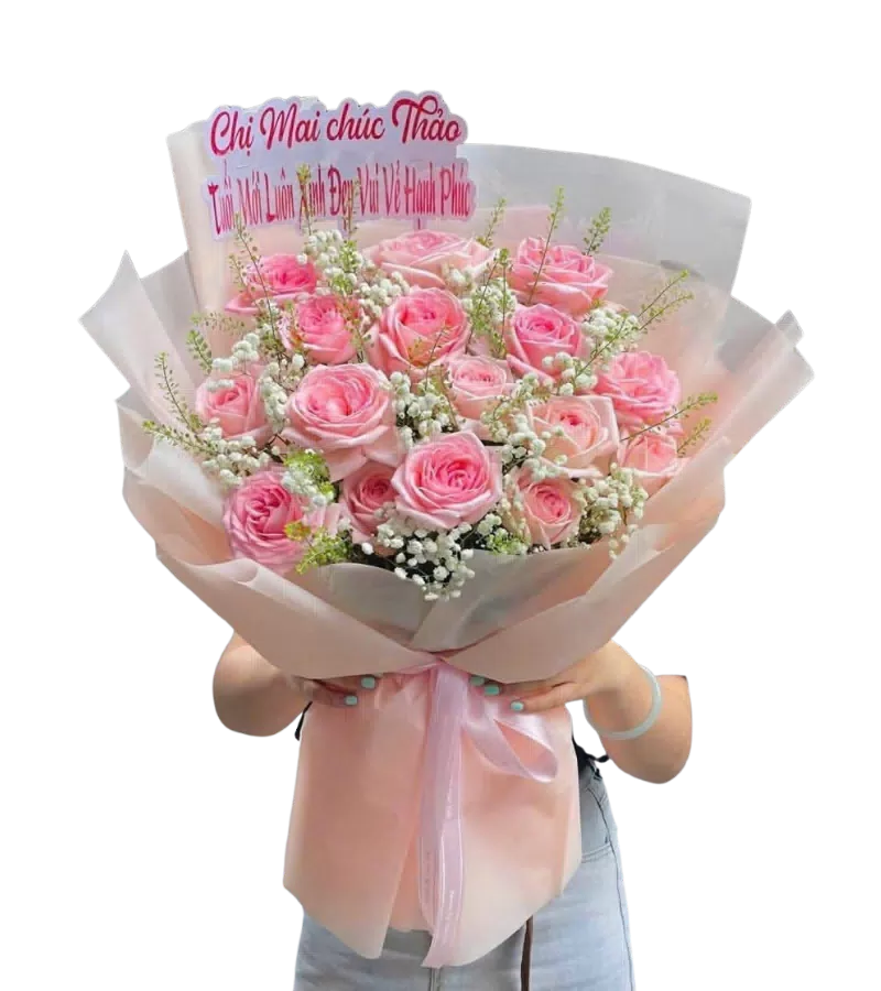 Bó Hoa Xinh Chúc Mừng